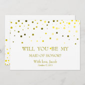 Der grüne Glitzer wird meine TRAUZEUGIN sein Einladung (Vorne/Hinten)
