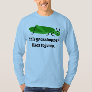 Der grüne Grasshopper T-Shirt