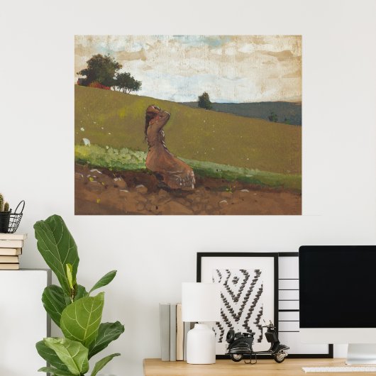 Der Grüne Hügel Poster (Heimbüro)