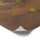 Der Grüne Hügel Poster (Ecke)