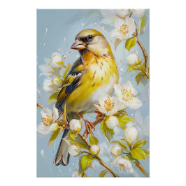 Der Grüne in den Farben der Natur Poster