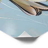 Der Grüne in den Farben der Natur Poster (Ecke)