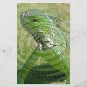Der Grüne Leguan Briefpapier