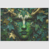 Der Grüne Mann - Enttäuschung der mythischen Waldw Seidenpapier (Vorderseite)