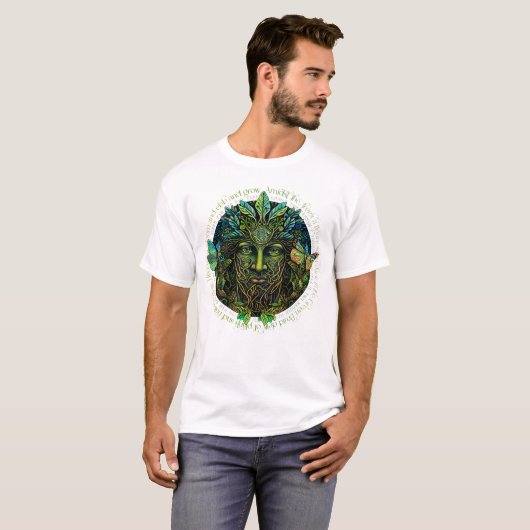 Der Grüne Mann, Jack im grünen Design T-Shirt (Vorne ganz)
