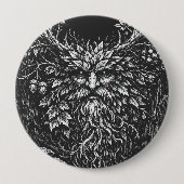Der Grüne Mann von BurnsInHell Button (Vorderseite)