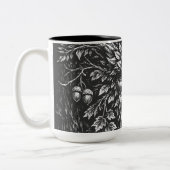 Der Grüne Mann von BurnsInHell Zweifarbige Tasse (Links)