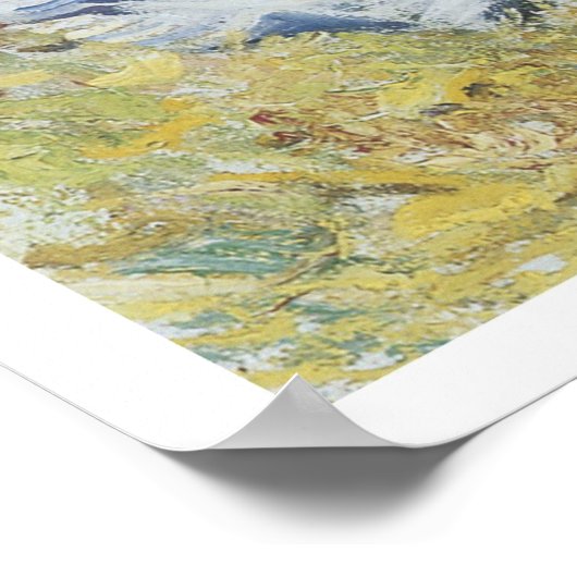 Der Grüne Parasol, 1909 Typ Rose Poster (Ecke)