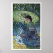 Der Grüne Parasol, 1909 Typ Rose Poster (Vorne)