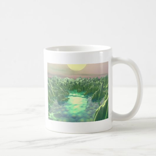 Der grüne Planet Kaffeetasse (Rechts)