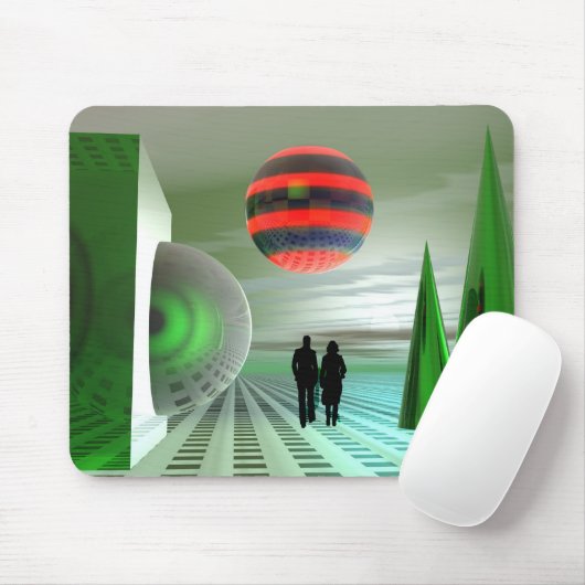 Der grüne Planet Mousepad (Mit Mouse)