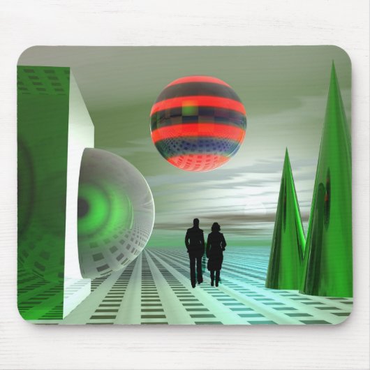 Der grüne Planet Mousepad (Vorne)