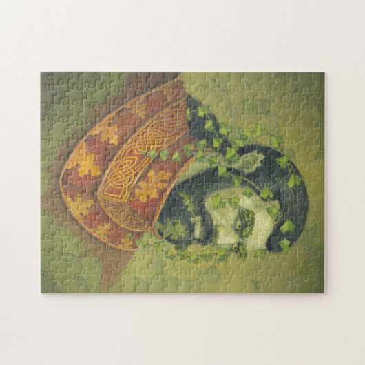 Der grüne Ritter Puzzle (Horizontal)