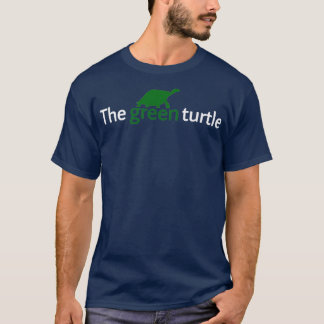 Der grüne Schildkrötentext T-Shirt