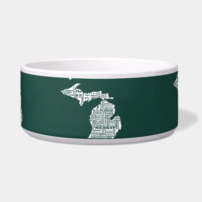 Der grüne Staat der Städte von Michigan Napf (Vorderseite)