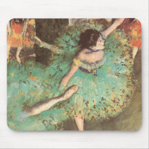 Der Grüne Tänzer von Edgar Degas, Vintage Ballet Mousepad