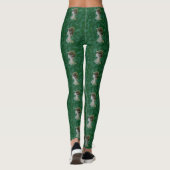 Der grüne Vintage Hut, Leggings (Rückseite)
