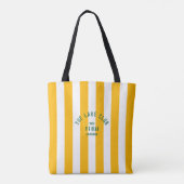 Der grüne Wappen des Lake Club Gelb Wasserreifen Tasche (Rückseite)