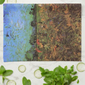 Der grüne Weinberg von Vincent van Gogh Geschirrtuch (Gefaltet)