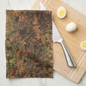 Der grüne Weinberg von Vincent van Gogh Geschirrtuch (Viertel Falte)