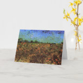 Der grüne Weinberg von Vincent van Gogh Karte (Gelbe Blume)