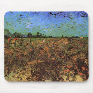 Der grüne Weinberg von Vincent van Gogh Mousepad
