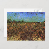 Der grüne Weinberg von Vincent van Gogh Postkarte (Vorne/Hinten)