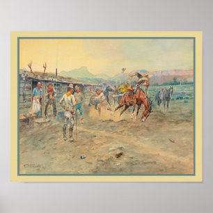 "Der Grünschnabel" Old West Cowboy Poster