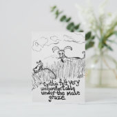 Der Gruß der männlichen Gräber Feiertagspostkarte (Stehend Vorderseite)