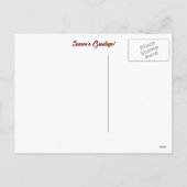 Der Gruß der Saison, Einhorn Kardinal Weihnachten (Rückseite)