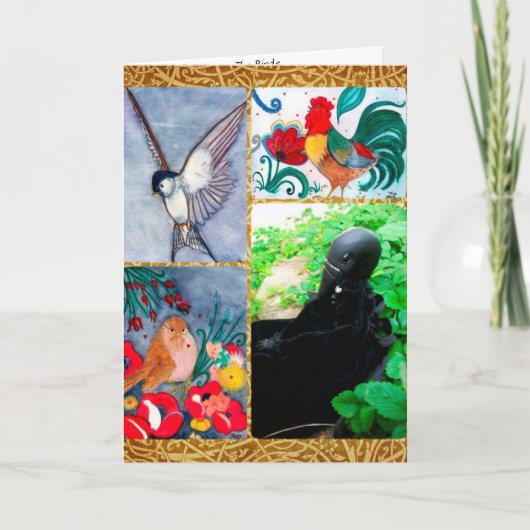 Der Gruß der Vögel Karte (Vorderseite)