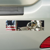 Der Gruß eines Heldes von Apollo 17 Autoaufkleber (Auf Auto)