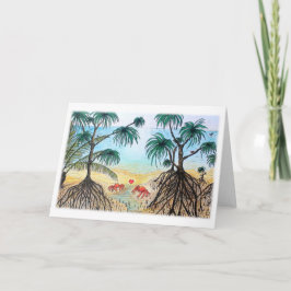 Der Gruß-Karte Krabben-Liebevalentines Feiertagskarte