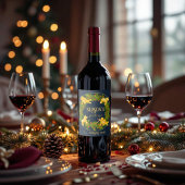 Der Grußturm der Custom Season Weinetikett