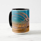 DER GÜNSTIGE TINTENFISCH TASSE (Vorderseite Links)