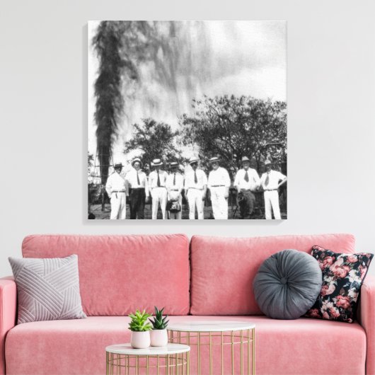 Der Gusher Leinwanddruck (Insitu (Wohnzimmer))