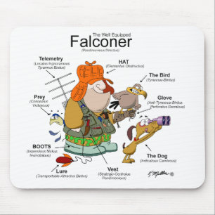 Der gut ausgestattete Falconer Mousepad