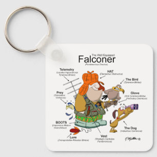 Der gut ausgestattete Falconer Schlüsselanhänger