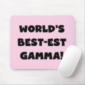 Der Gut-est-Gamma der Welt Schwarzweiss Mousepad (Mit Mouse)