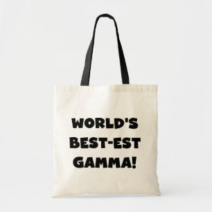 Der Gut-est-Gamma der Welt Schwarzweiss Tragetasche