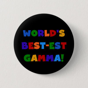 Der Gut-est-Gamma-helle Farbgeschenke der Welt Button