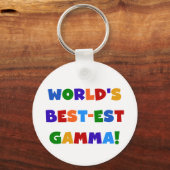 Der Gut-est-Gamma-helle Farbgeschenke der Welt Schlüsselanhänger (Vorderseite)