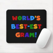 Der Gut-est-Gramm-helle Farbgeschenke der Welt Mousepad (Mit Mouse)