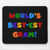 Der Gut-est-Gramm-helle Farbgeschenke der Welt Mousepad (Vorne)