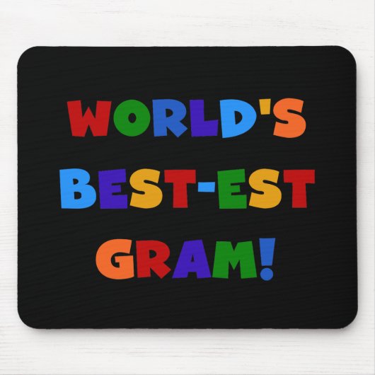 Der Gut-est-Gramm-helle Farbgeschenke der Welt Mousepad (Vorne)