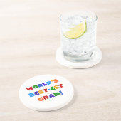 Der Gut-est-Gramm-helle Farbgeschenke der Welt Untersetzer (Seite)