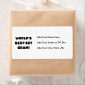 Der Gut-est-Gramm-Schwarz-Text-T-Shirts und (Insitu)