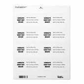 Der Gut-est-Gramm-Schwarz-Text-T-Shirts und (Vorne)