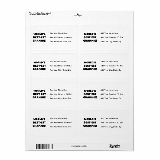 Der Gut-est Grammie der Welt schwarze oder weiße (Vorne)