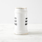 Der Gut-est Grammie der Welt schwarze oder weiße Bierglas (Mittel)